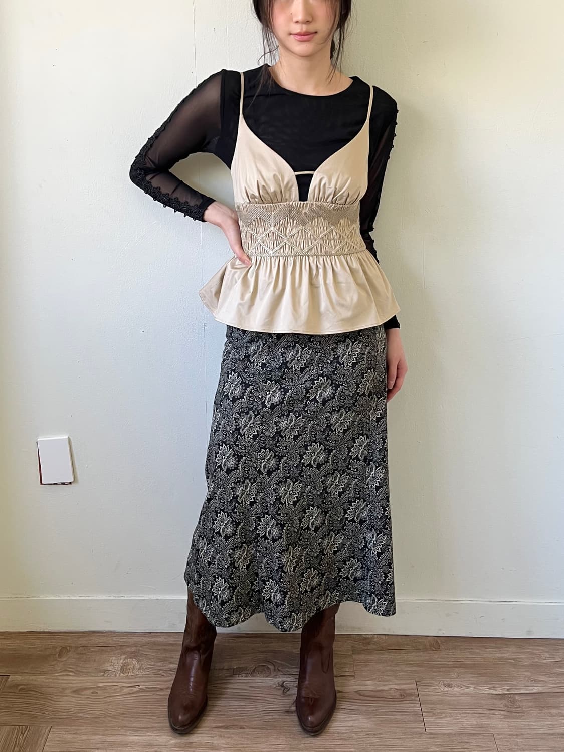 LAURA ASHLEY 실루엣 스커트 상품이미지6