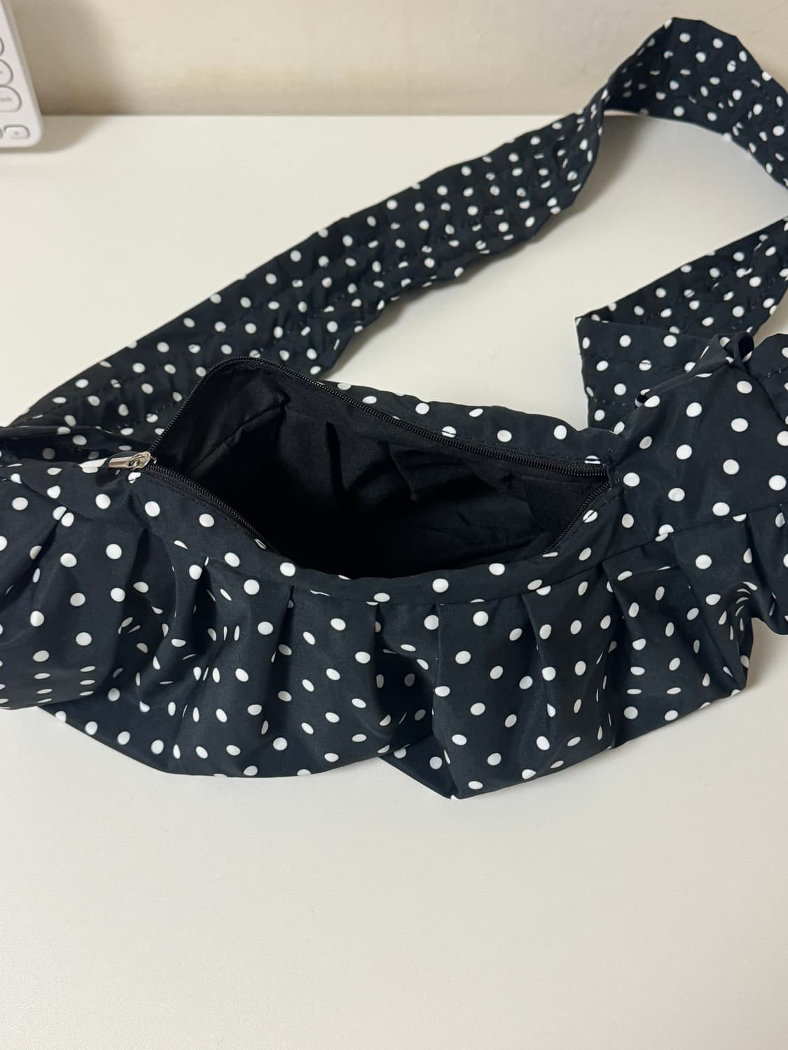 도트 셔링 투웨이 숄더백&크로스백 상품이미지4