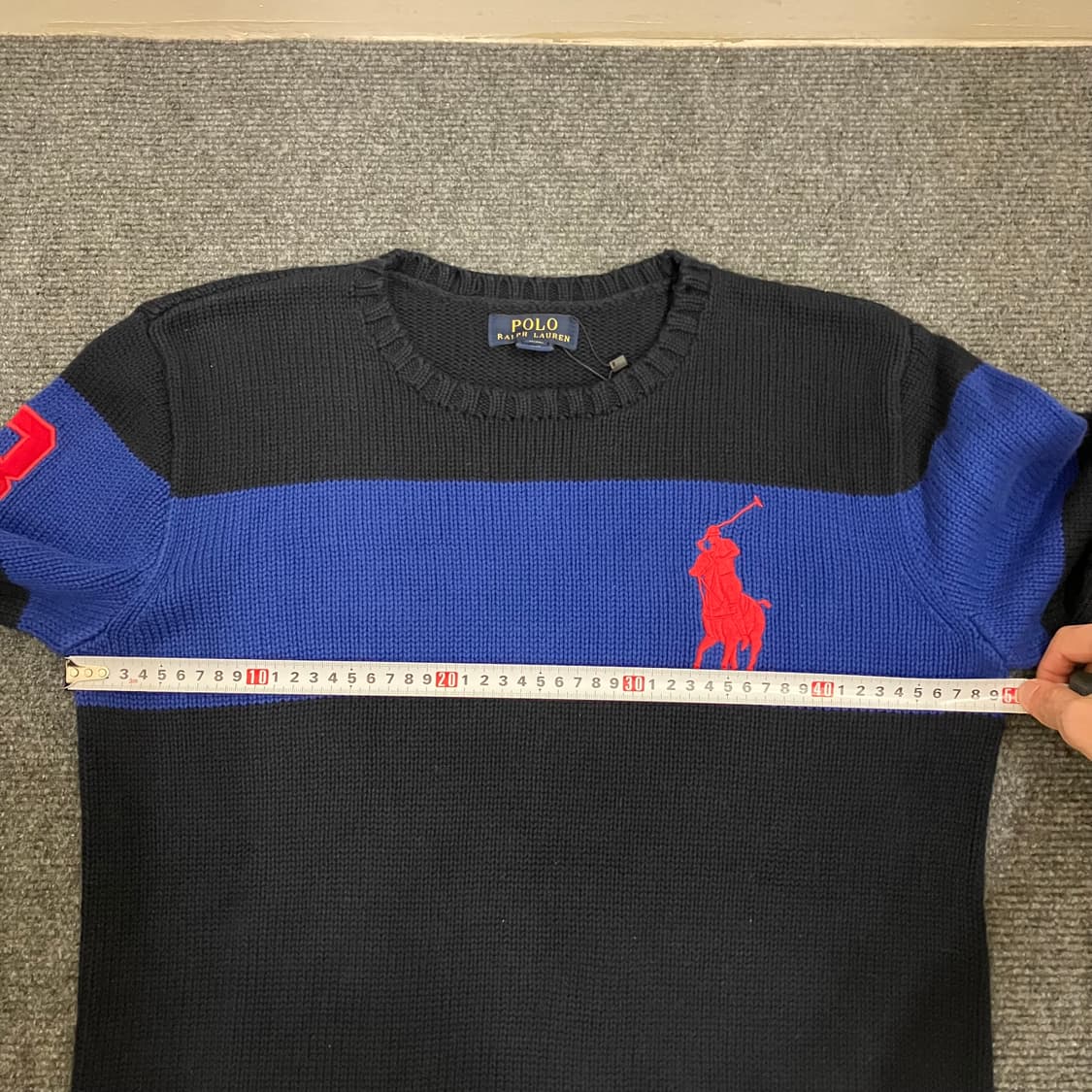 N201 폴로 빅포니 코튼 니트 상품이미지4