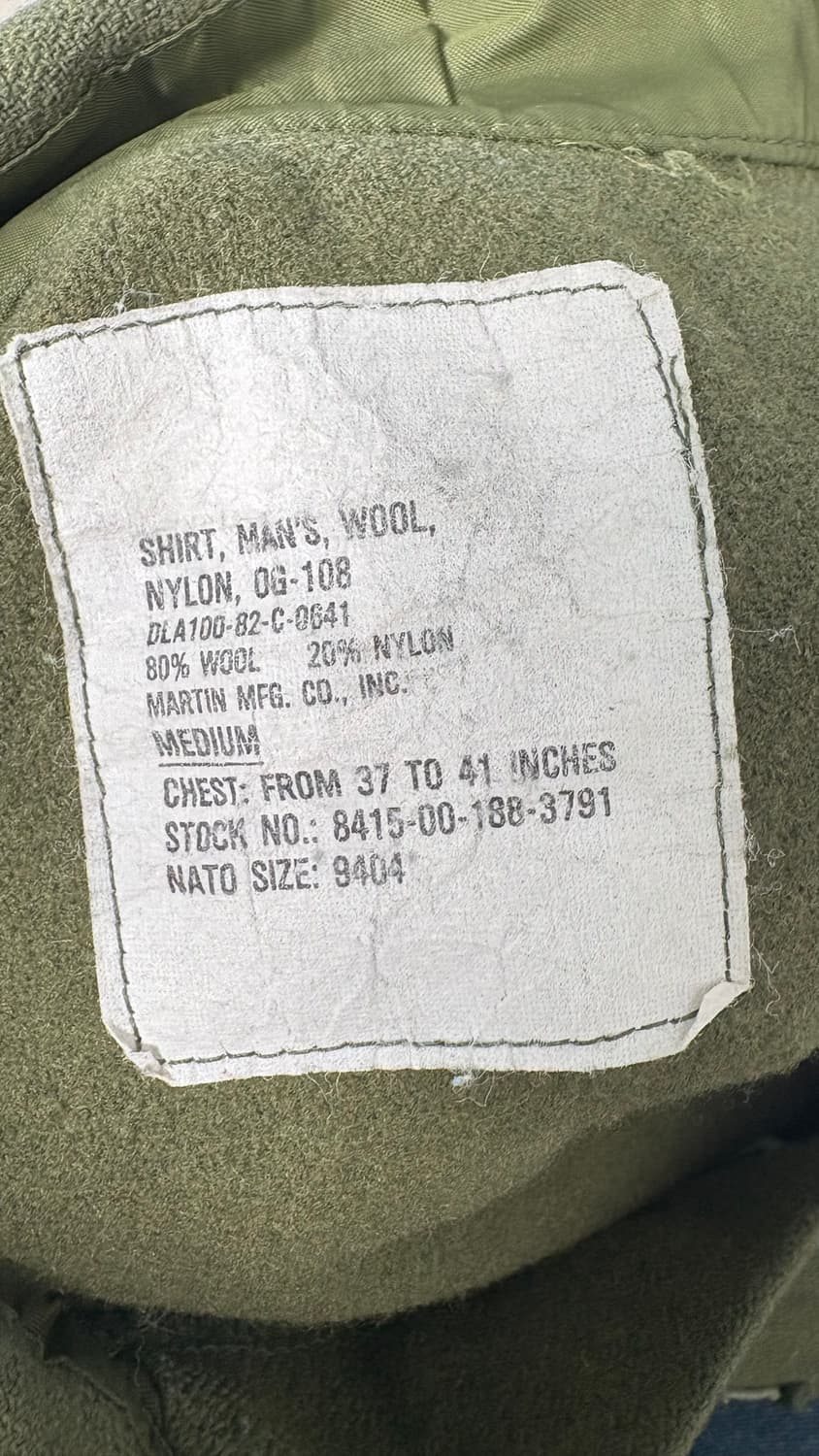 80s original US ARMY Shirts 상품이미지6