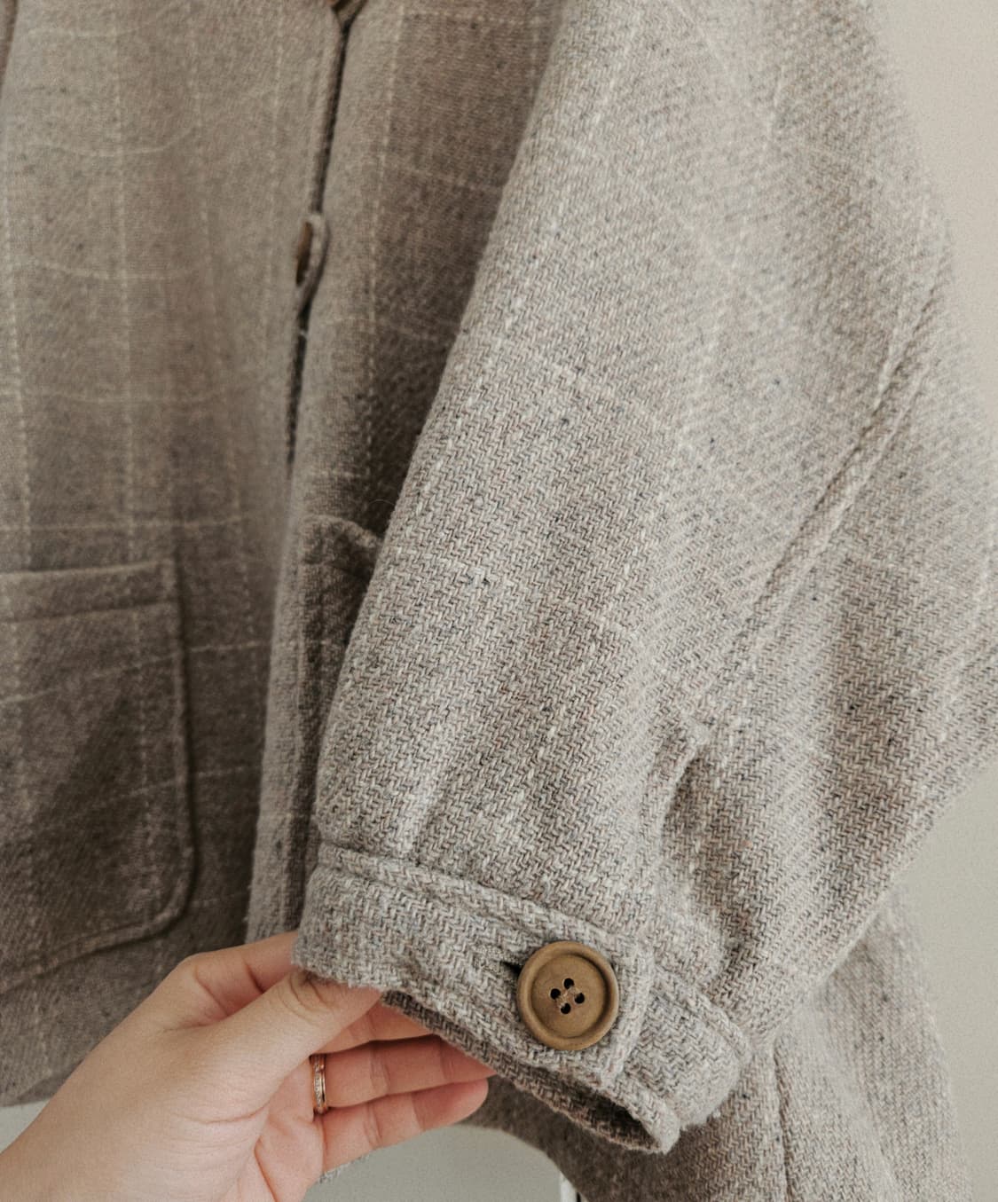 빈티지 사만사모스 sm2 후드코트 판초핏 케이프 상품이미지8