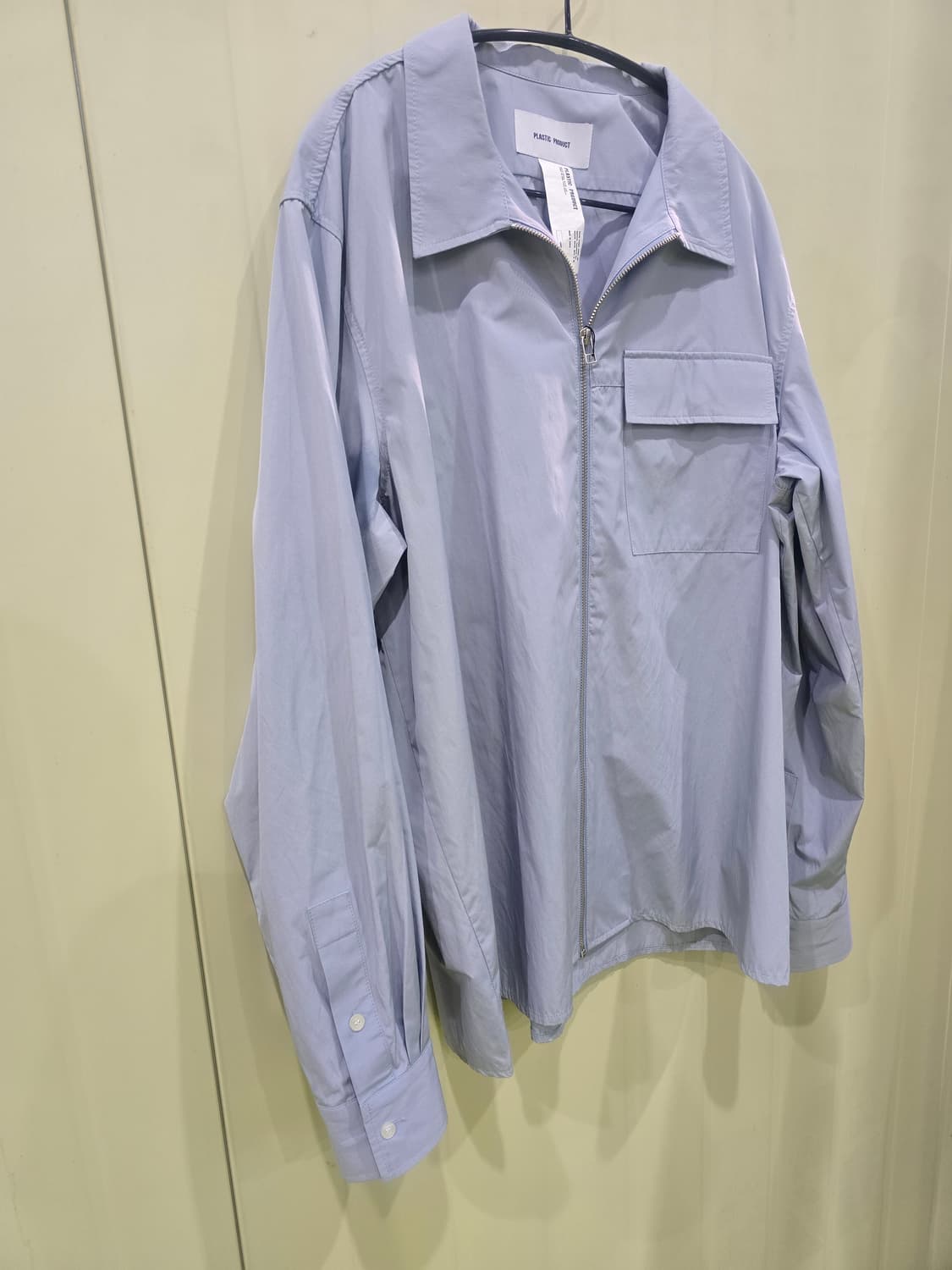 플라스틱프로덕트 블루종 셔츠 하늘색 상품이미지9