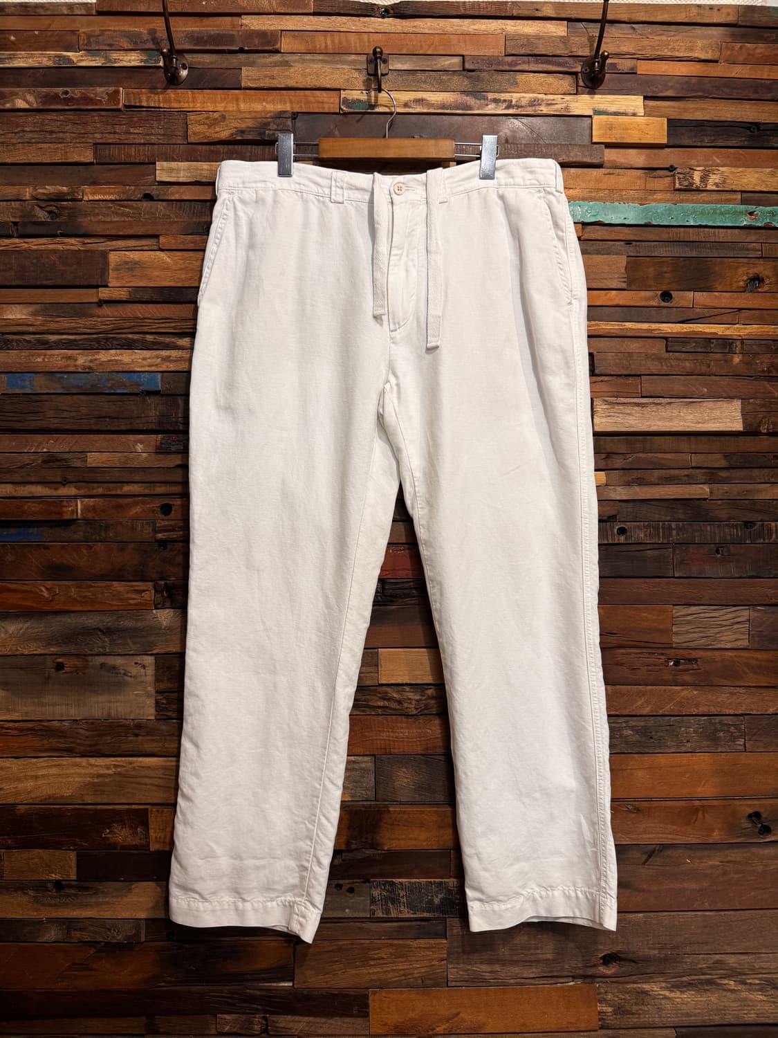 Polo Linen Chino Pants, Talon Zip (~37) 상품이미지1