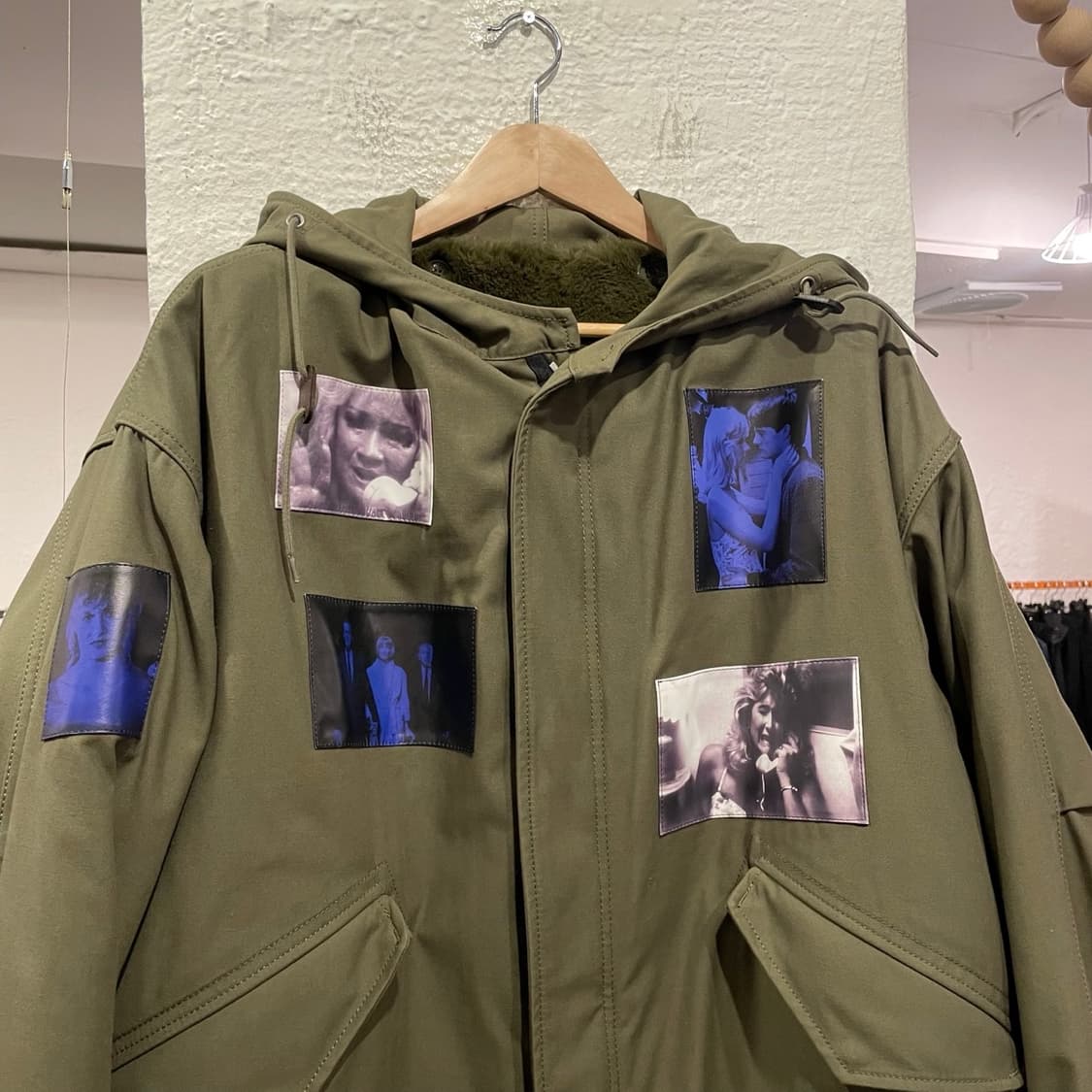 라프시몬스 19aw 블루벨벳 M54 파카 상품이미지2