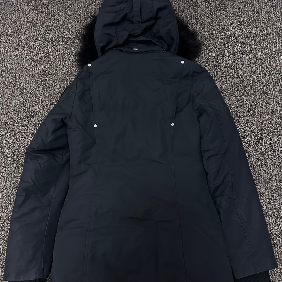 무스너클 여성 스틸링 롱 덕다운 패딩 블랙 매장판 XS 상품이미지6