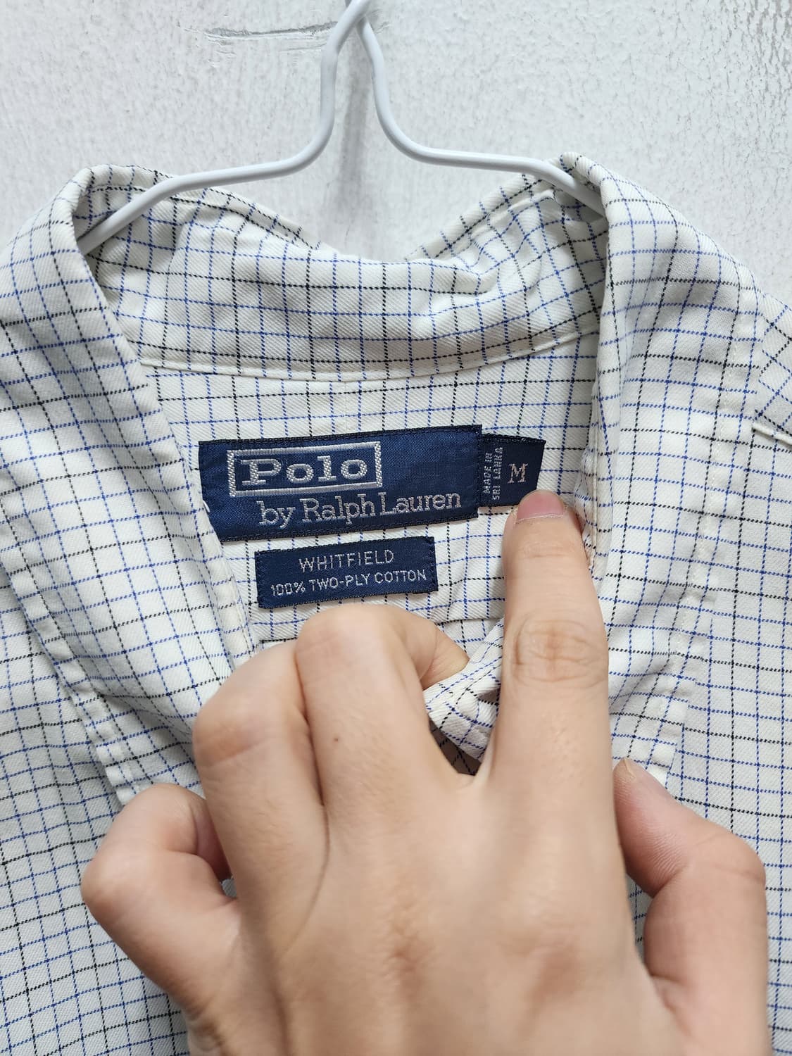 폴로 WHITFIELD 잔체크 투포켓 셔츠  상품이미지3