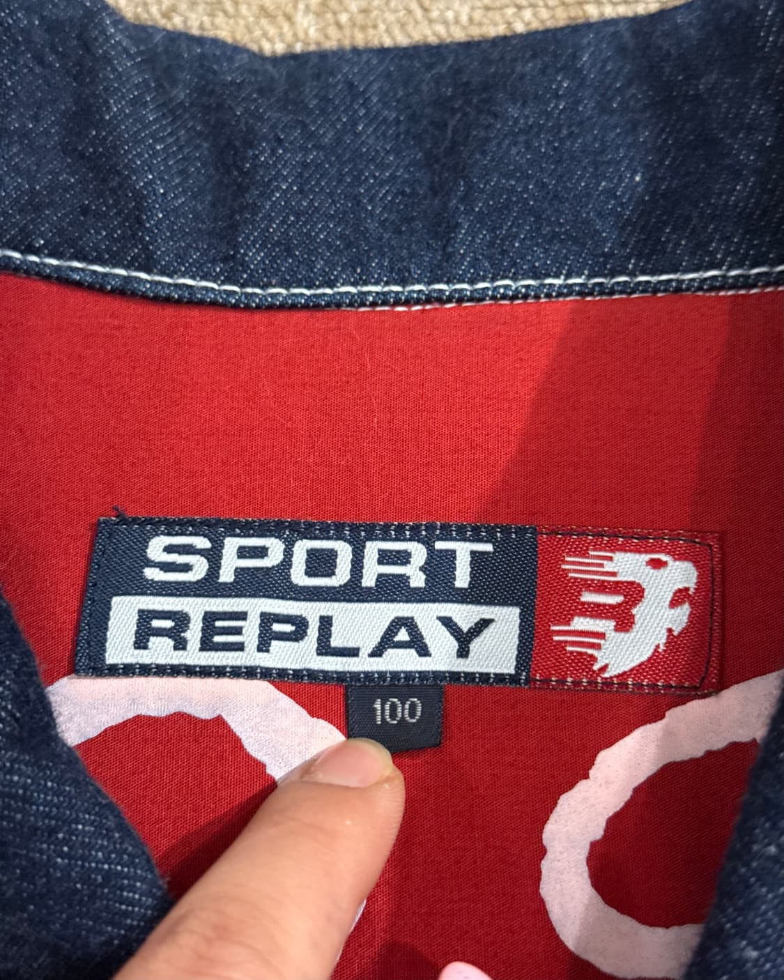 SPORT REPLAY 진청 데님자켓 상품이미지6