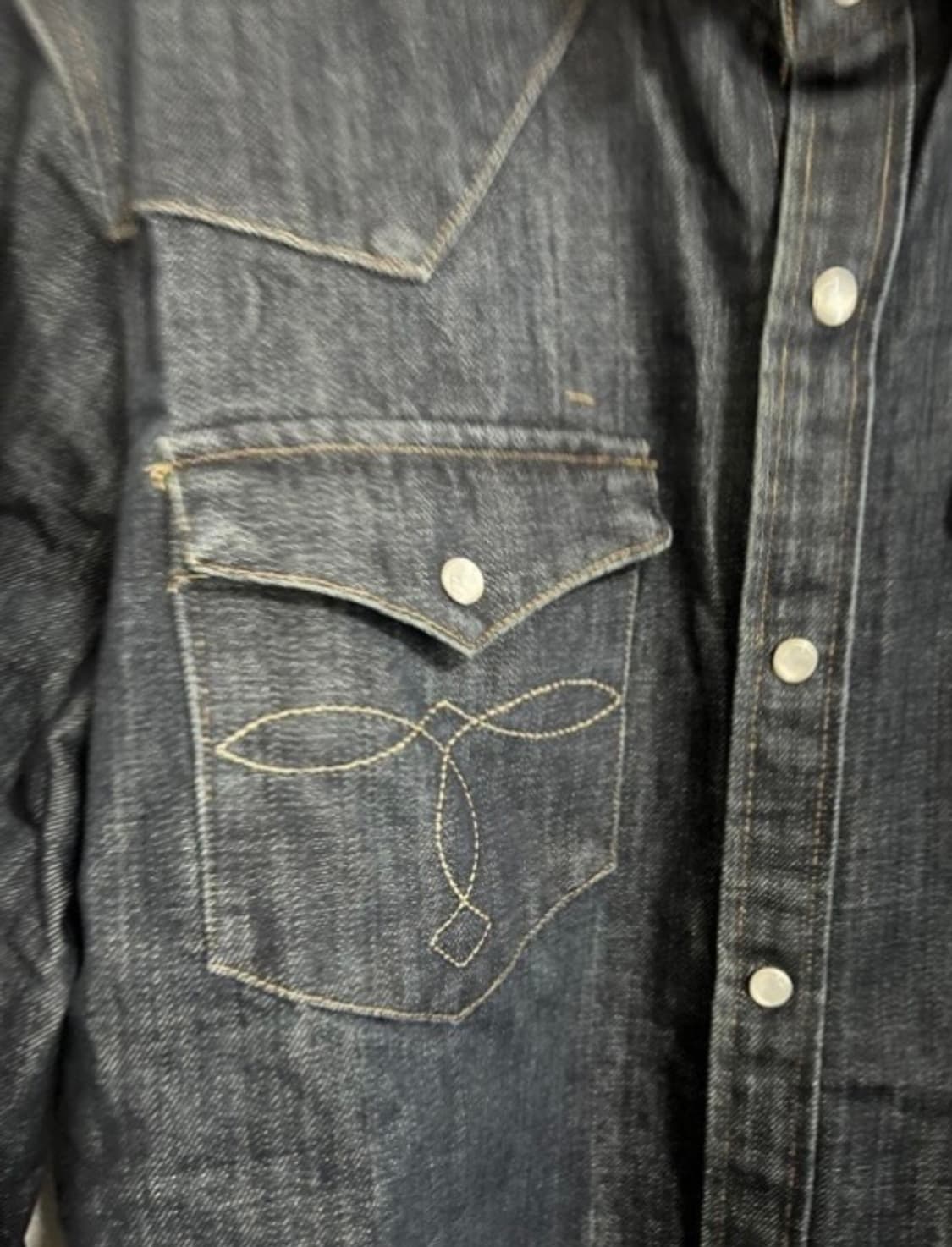 RRL 웨스턴 데님 셔츠 상품이미지3