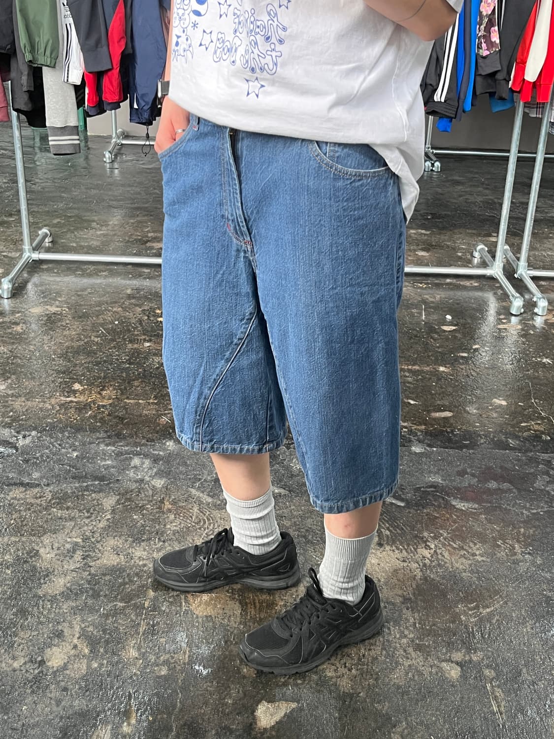 GUESS 데님 하프팬츠 상품이미지3