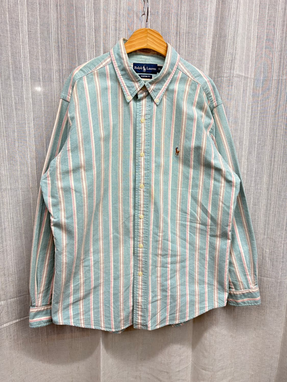 00s 폴로 랄프로렌 스트라이프 코튼 셔츠 상품이미지3