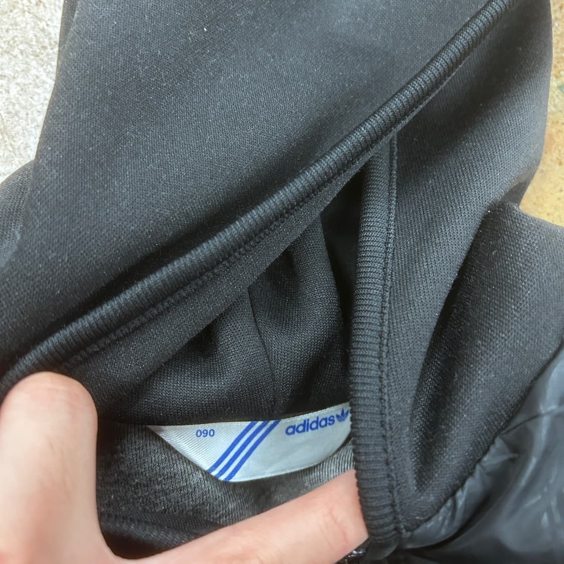 아디다스 검흰 블랙 실버 큐빅 후플 져지 트랙탑 90 상품이미지5