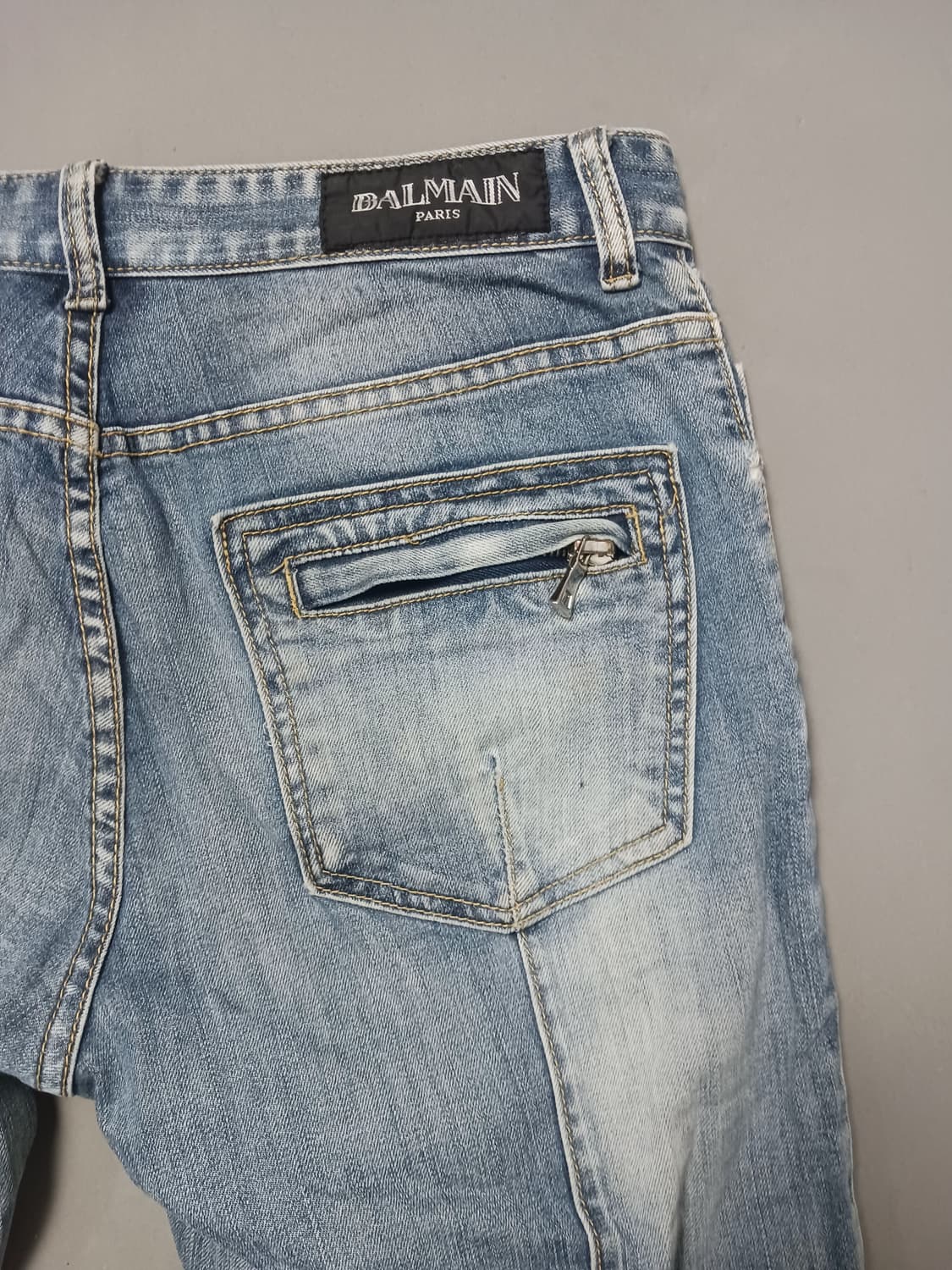 [34] 발망 연청 바이커진 청바지 상품이미지9