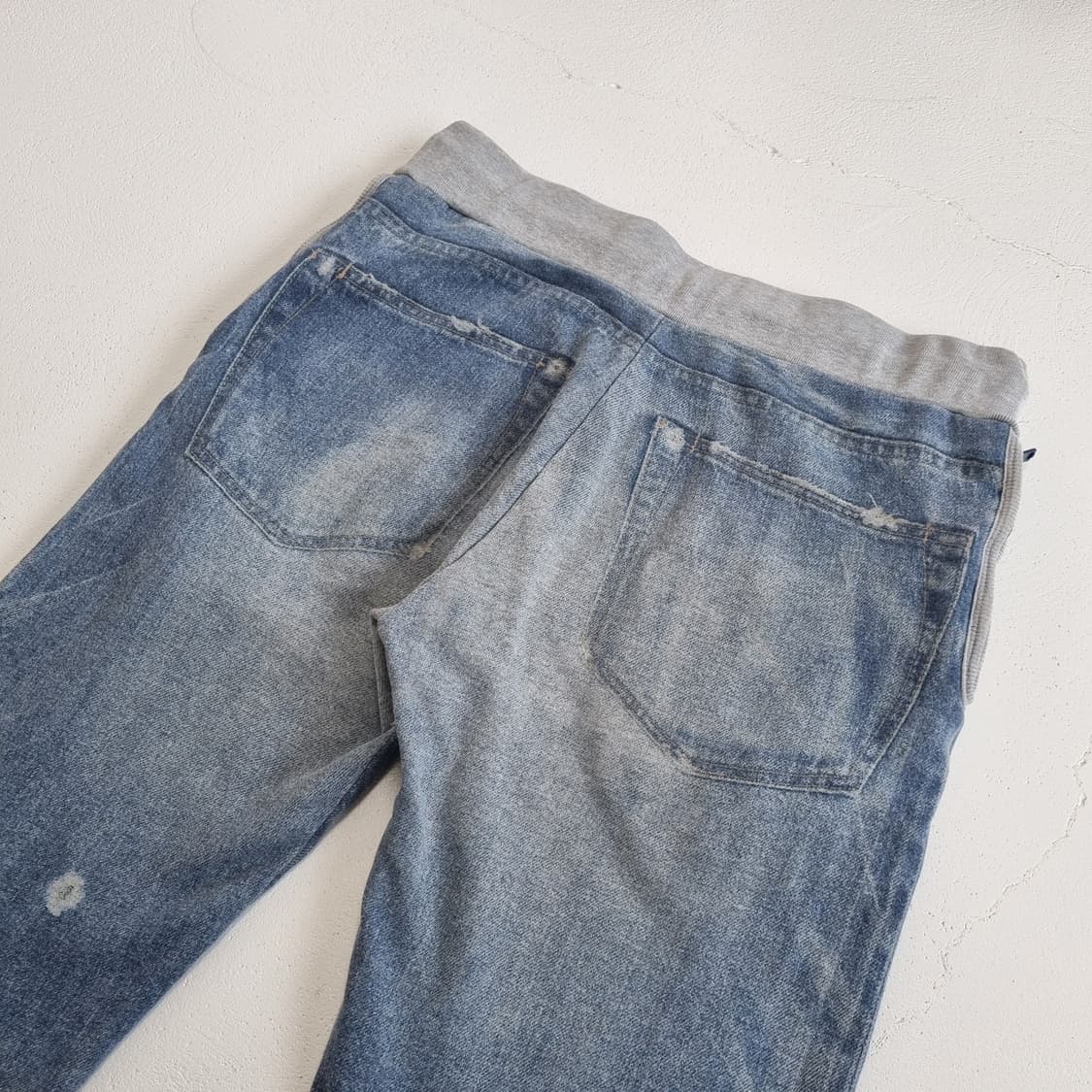 빈티지 히스테릭 글래머 데님 프린팅 스웻팬츠 - OS 상품이미지7