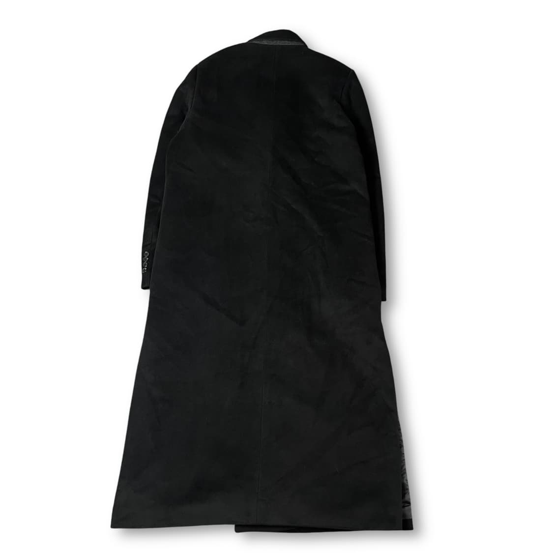 데꼬로소 블랙 울 캐시미어 더블 롱 코트 XL 상품이미지2