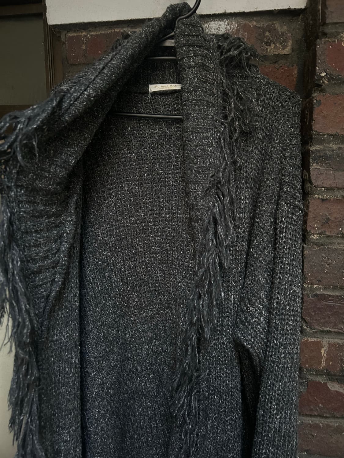 *rare design* 2000s V-kei 그레이 디테일 가디건 상품이미지3