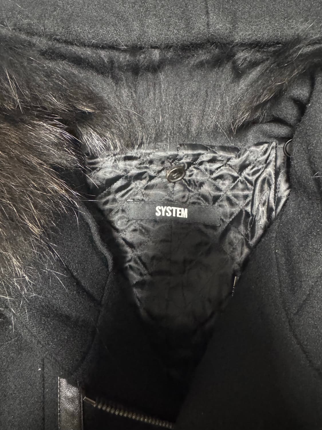 System Raccoon Fur Coat 상품이미지2
