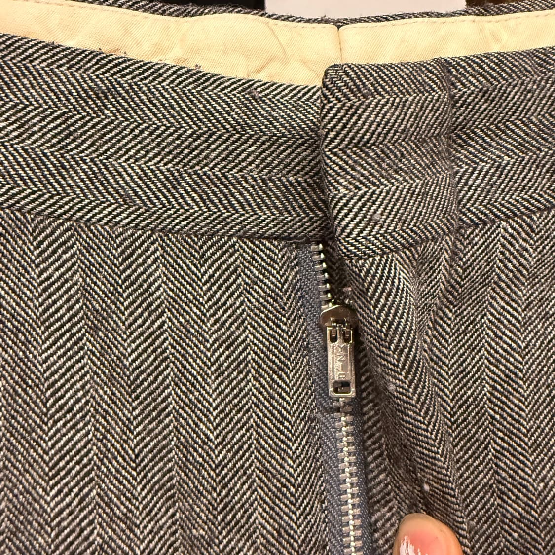 90s 폴로 랄프로렌 테일러 헤링본 울 트라우저 클래식 슬랙스 N313 상품이미지5