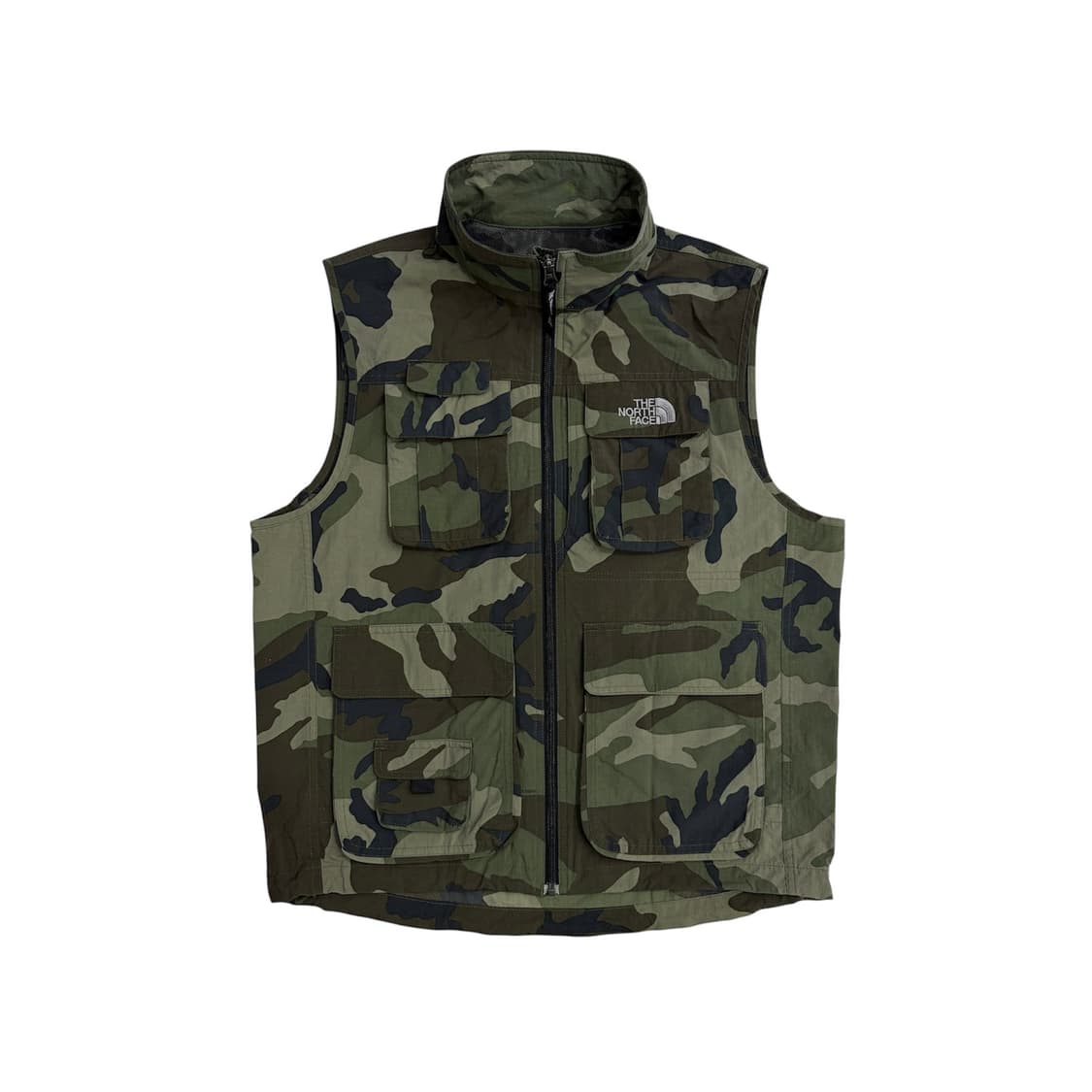 노스페이스 카모 플라쥬 밀리터리 바람막이 조끼 베스트 95 m 상품이미지1