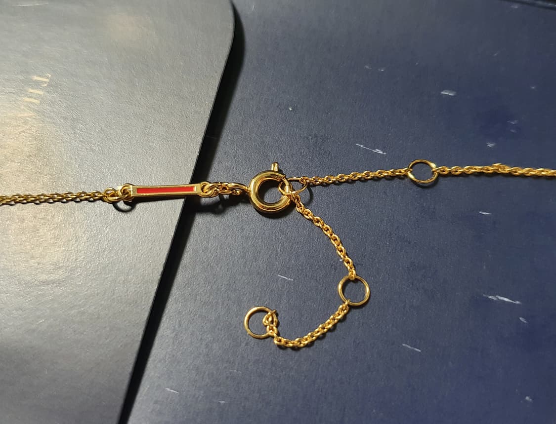 [Brooks Brothers] 브룩스 브라더스 금 목걸이 (새상품) 상품이미지3