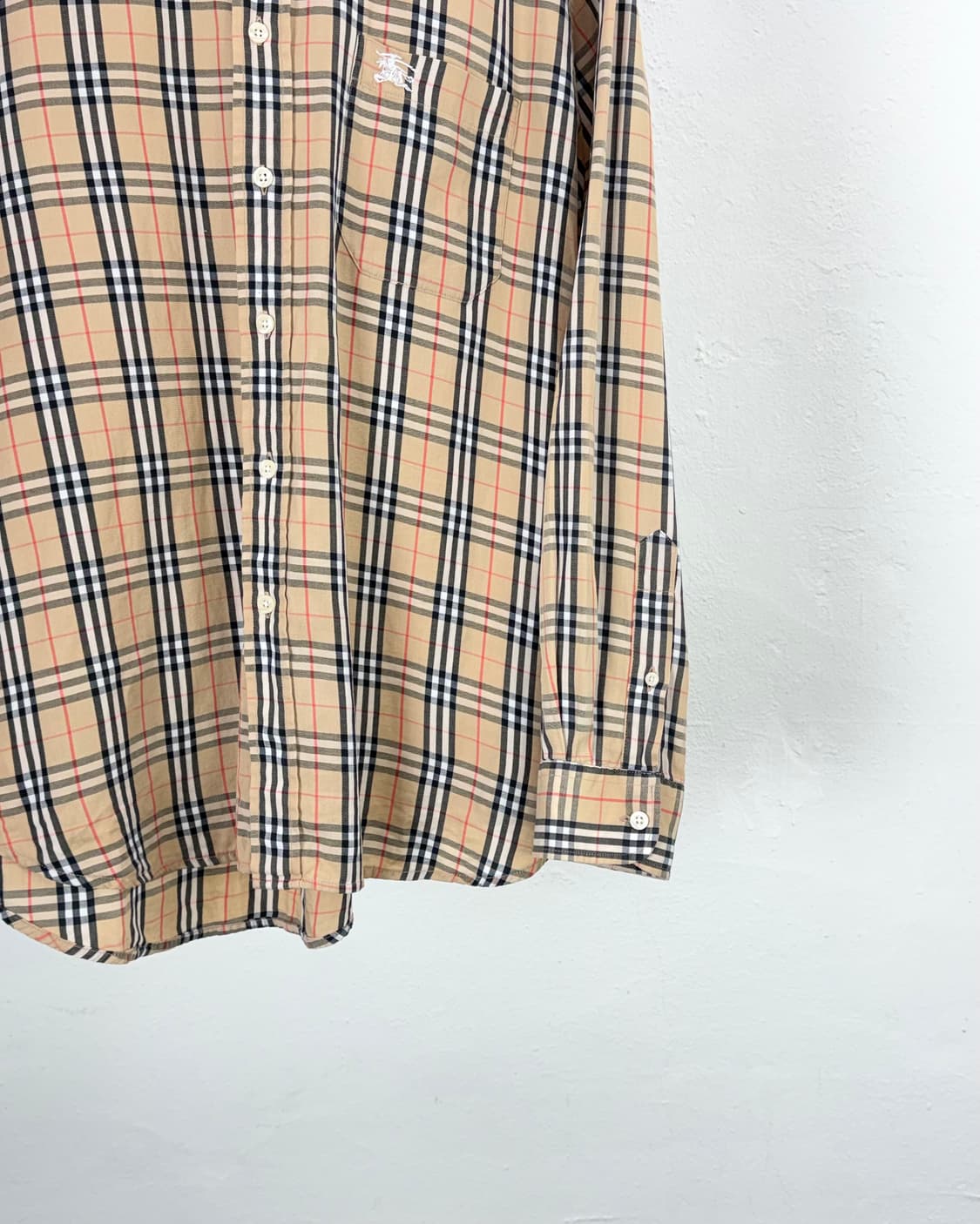 버버리 노바 체크 버튼 다운 클래식 셔츠 상품이미지5