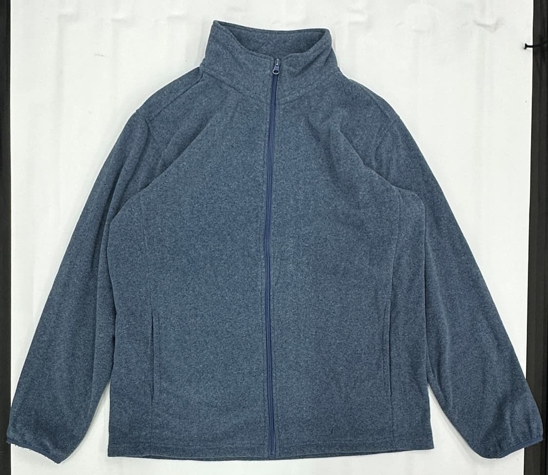 🏕️일본 빈티지 플리스 집업 🏕️블루 그레이 후리스 시티보이 캠핑 상품이미지3