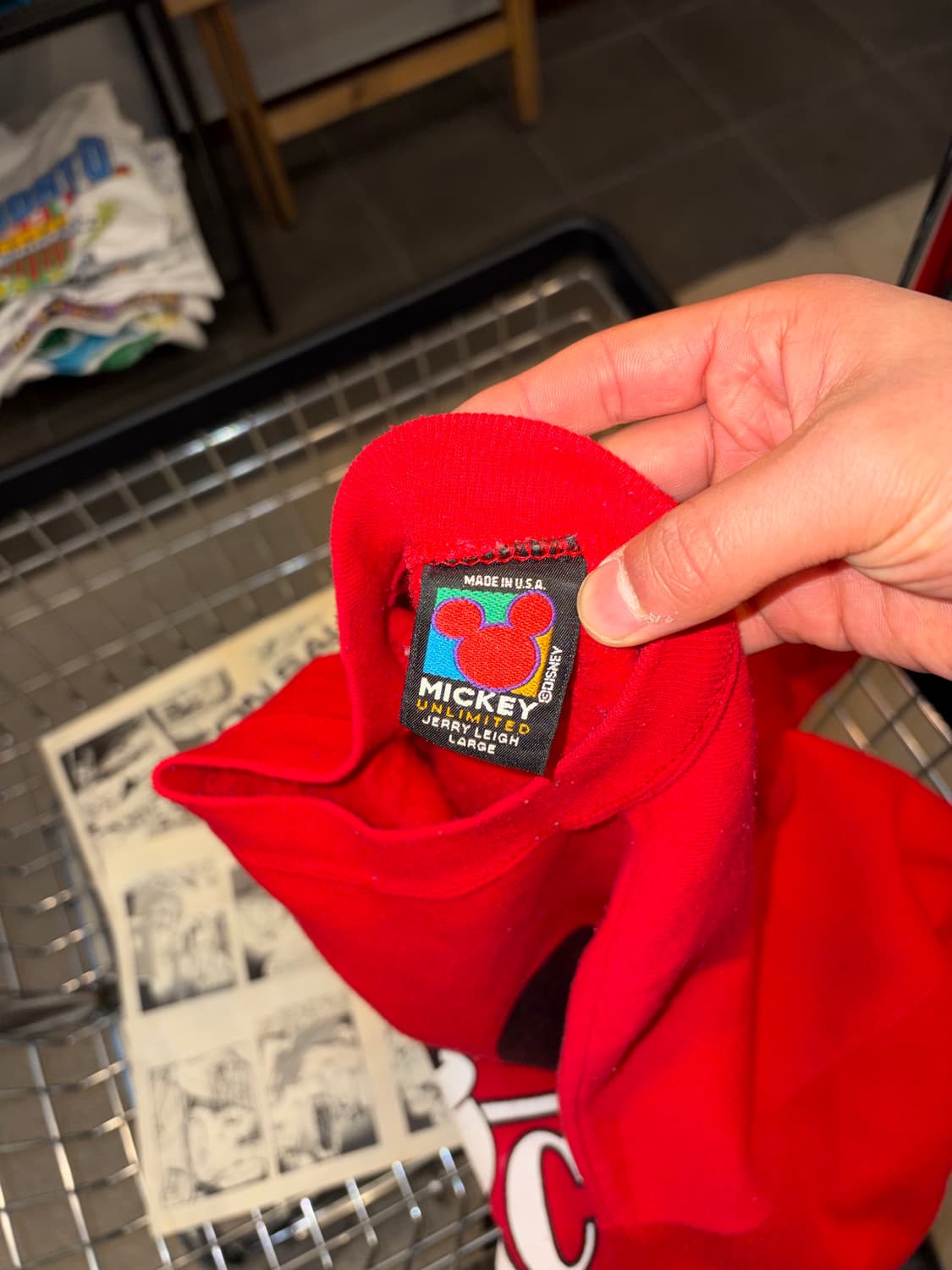 90’s Disney Mickey classic print sweat 상품이미지10