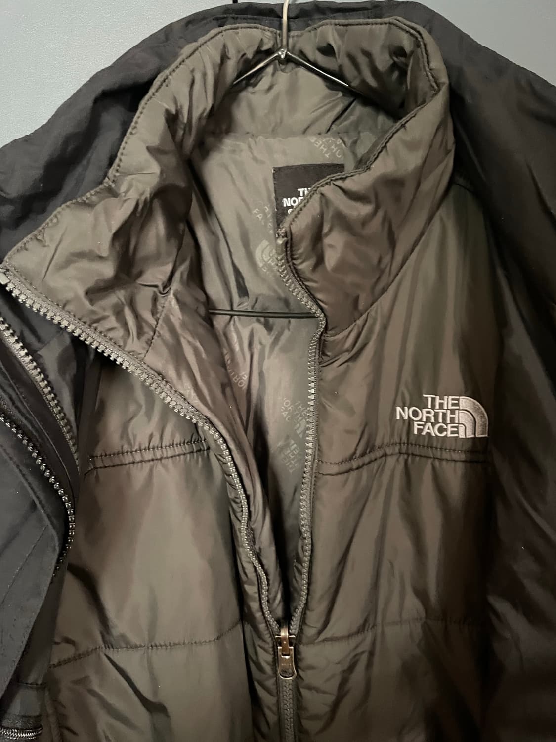 노스페이스 투웨이 바막+패딩내피 상품이미지2