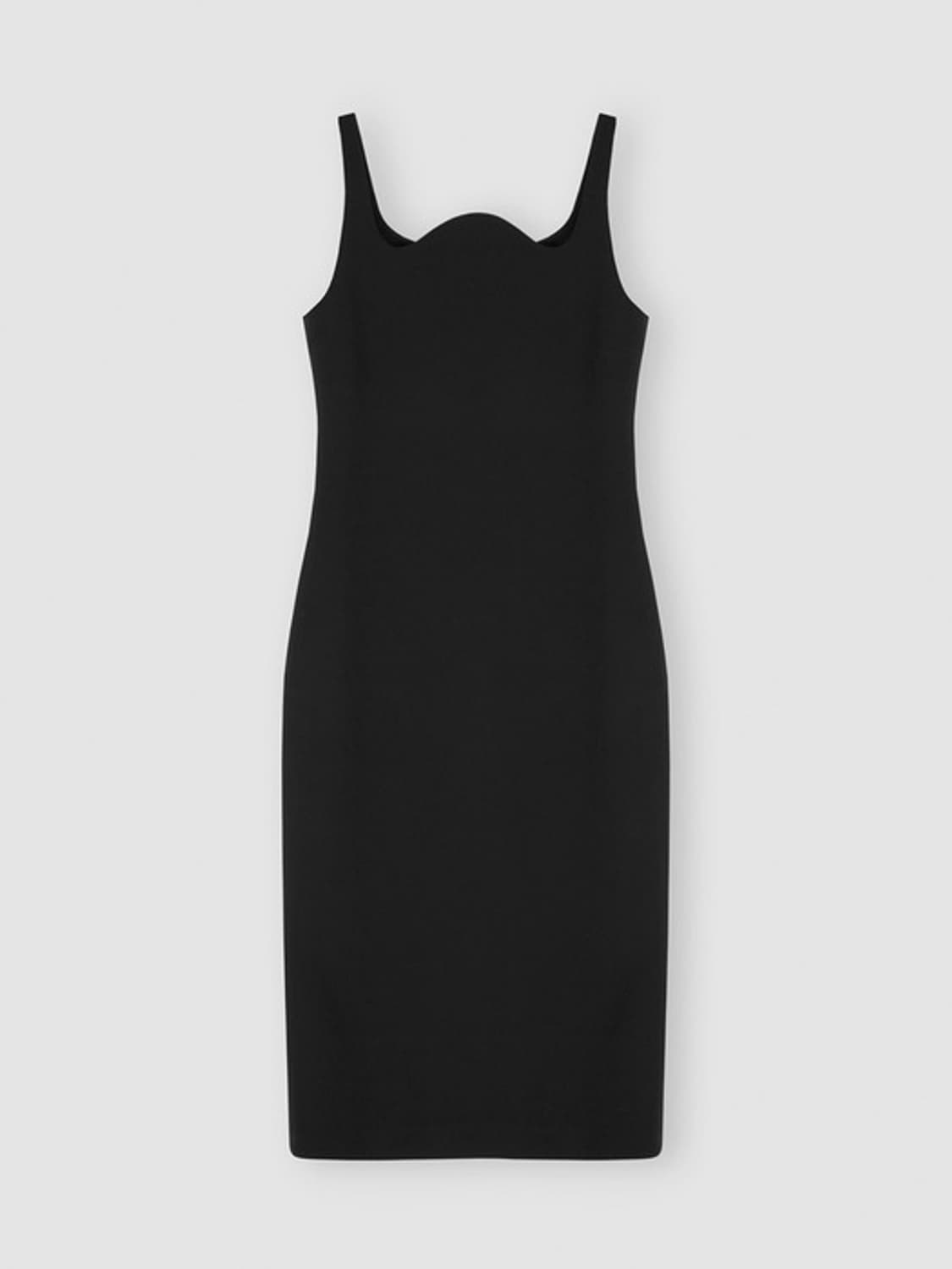 렉토 시그니처 커브드넥 슬리브리스 물결 드레스 원피스 상품이미지1