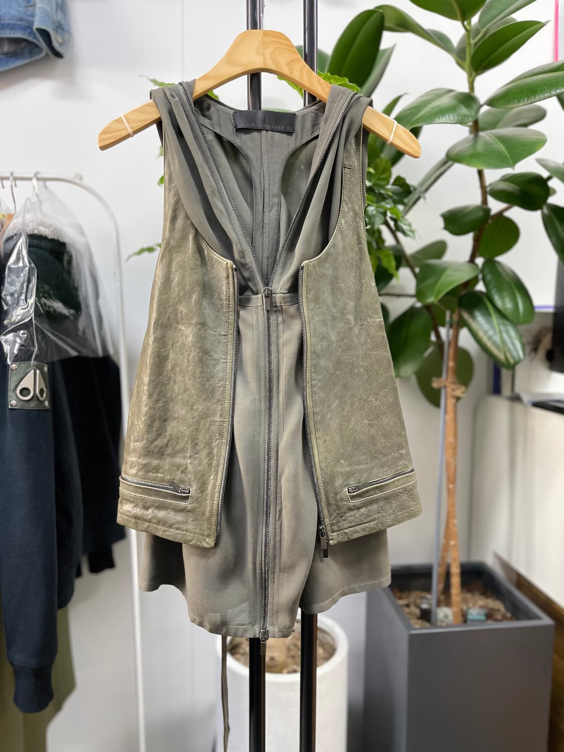 하이더 아커만 레더 후드 자켓  상품이미지3