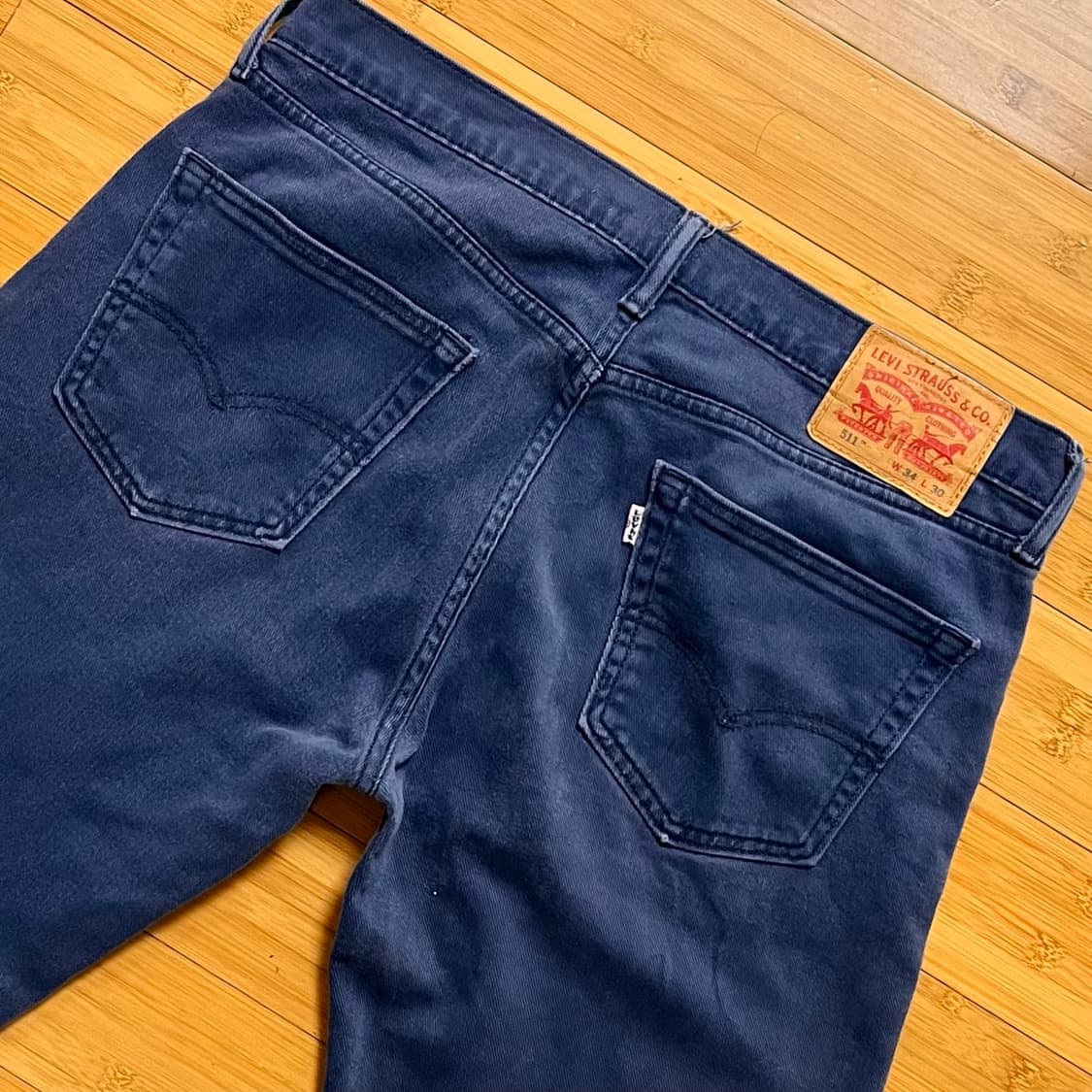 리바이스 511 화이트탭 데님팬츠 W34 L30 상품이미지4