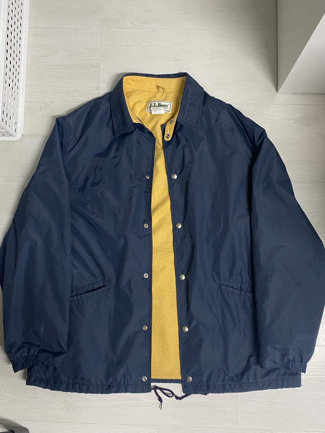 80년대 엘엘빈 코치자켓 네이비 xl 상품이미지1