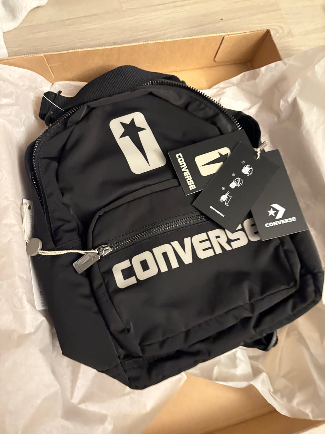 릭오웬스 다크쉐도우 x 컨버스 백팩미니 상품이미지1