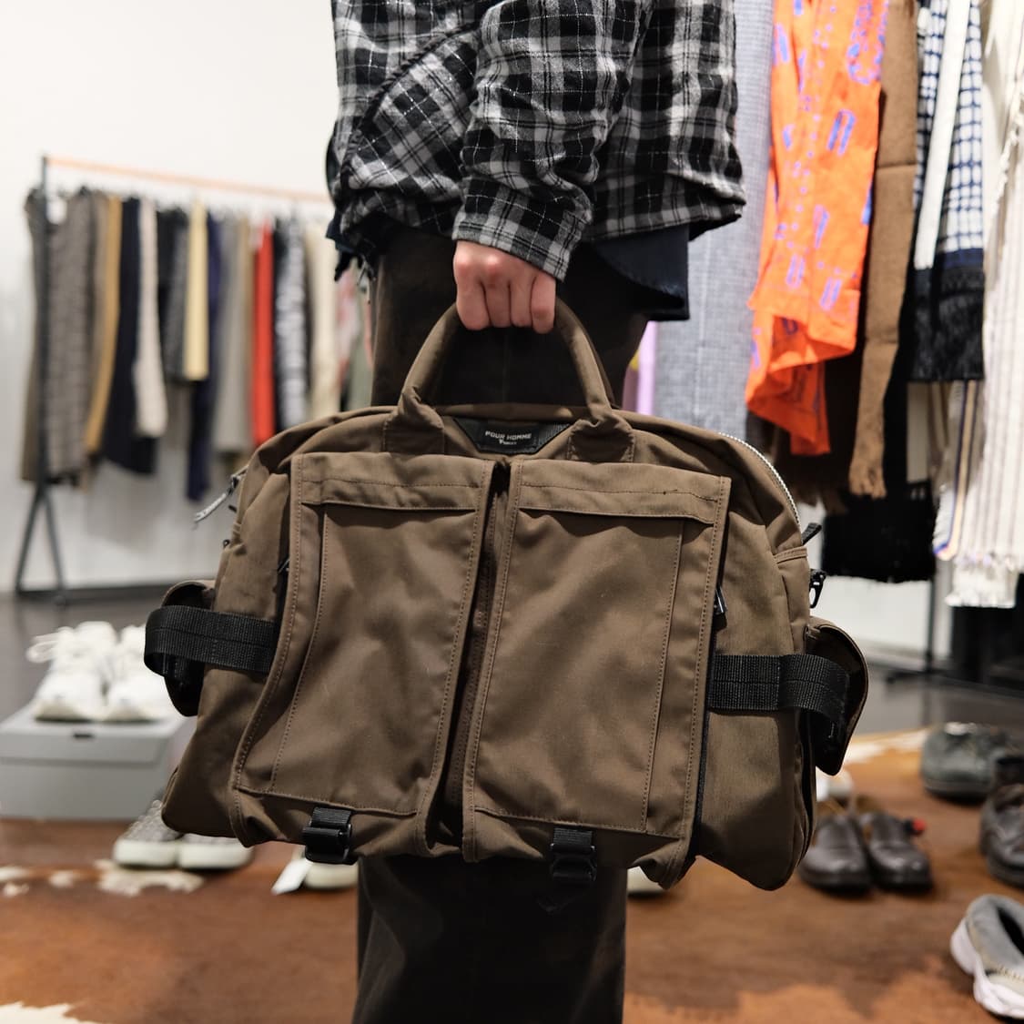 요지야마모토 멀티 포켓 백 상품이미지4