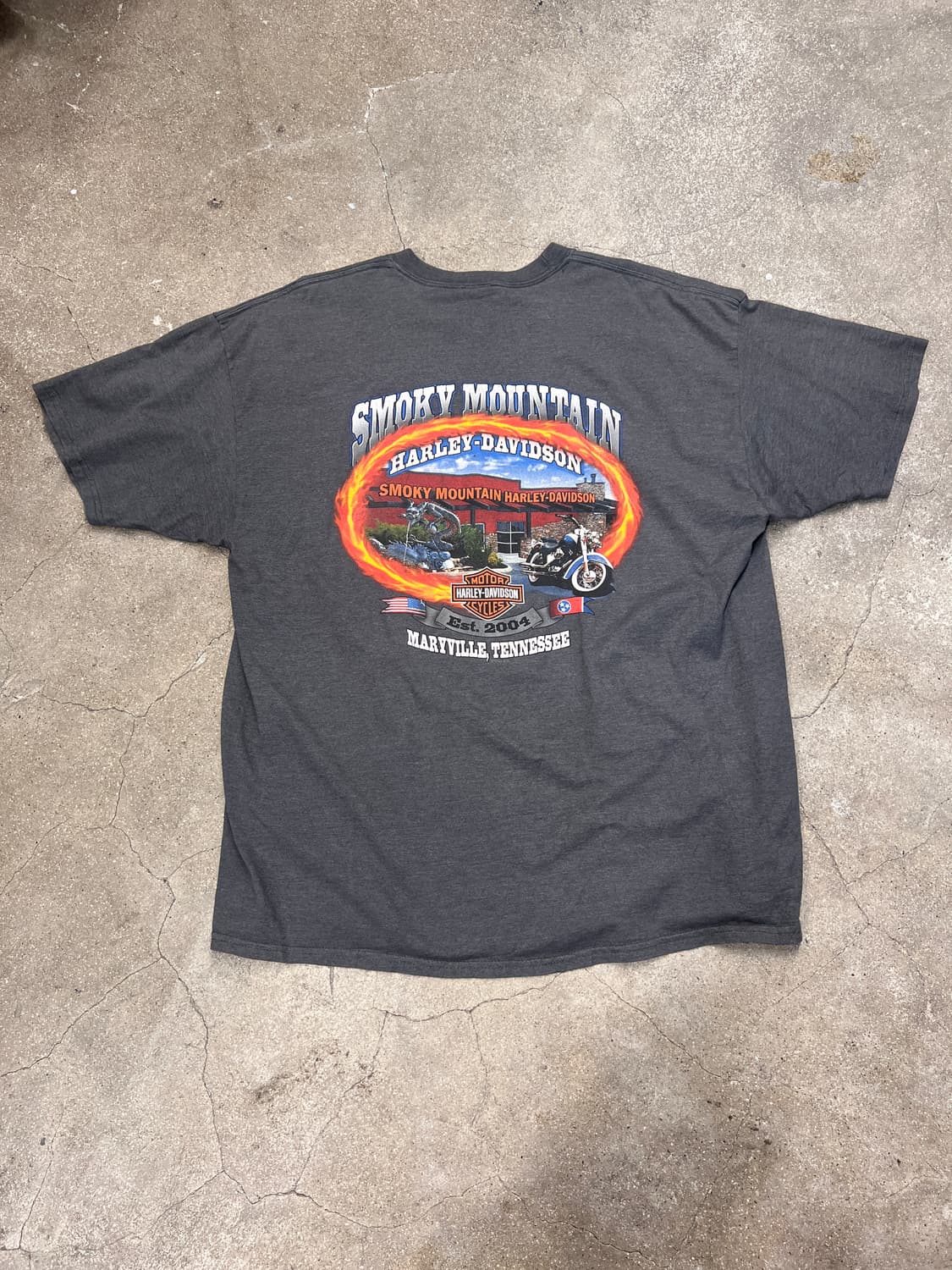 할리데이비슨 반팔티 테네시 그레이 상품이미지2