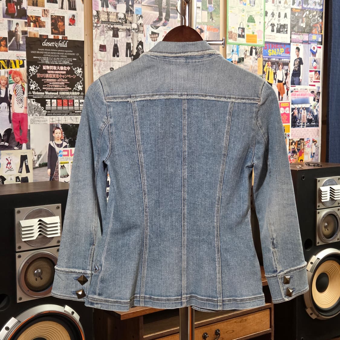 JPN 레이어드 투웨이 데님 블레이저 상품이미지4