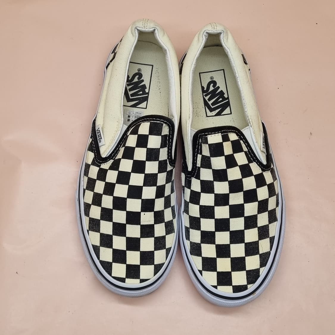 반스 체커보드 여성 슬립온 240 상품이미지2