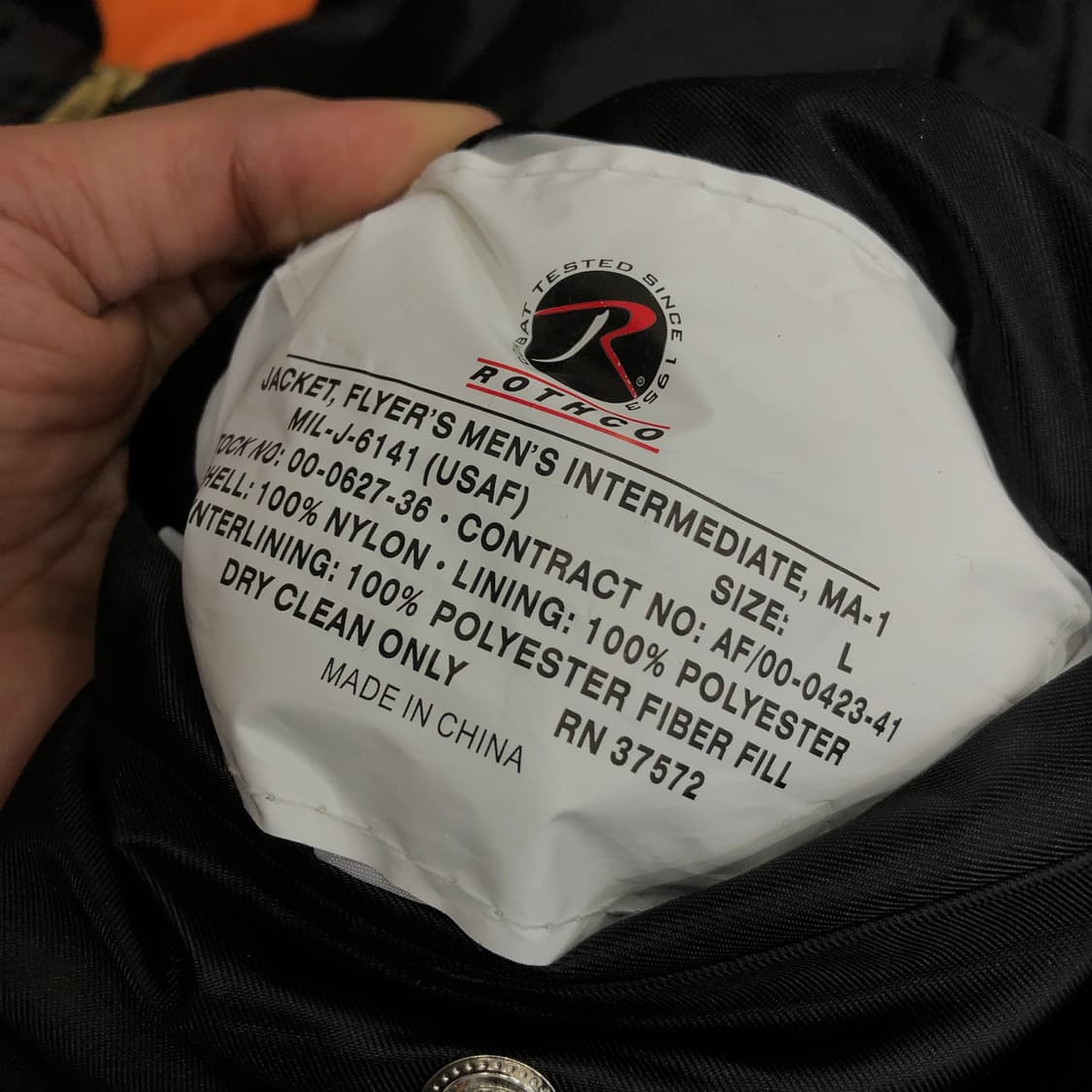 로스코 리버시블 나일론 봄버 MA-1 플라이트 항공 점퍼 상품이미지6