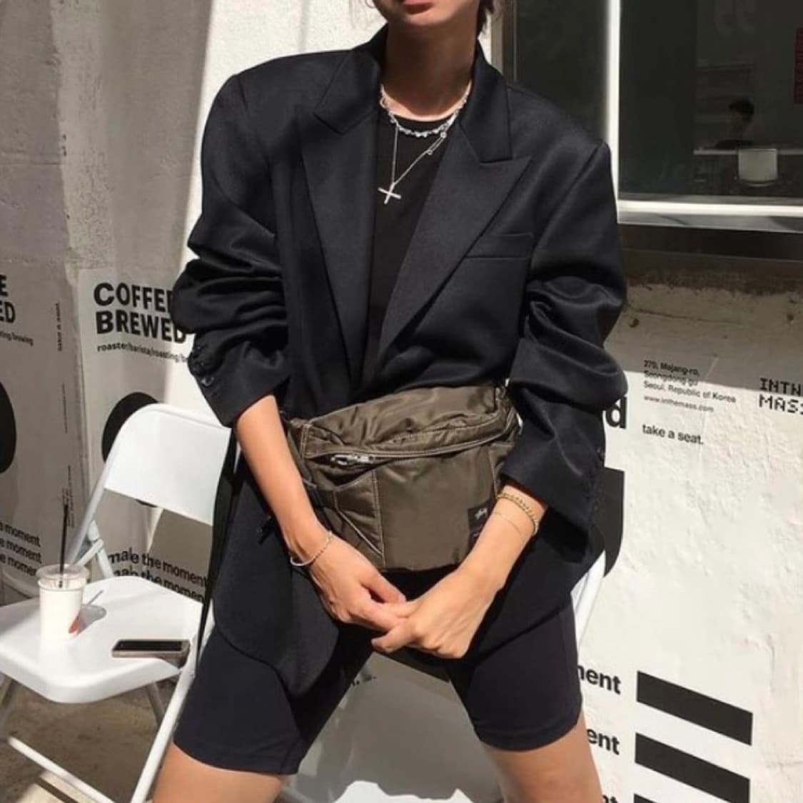 SEO 에스이오 블랙 자켓 1사이즈 상품이미지1