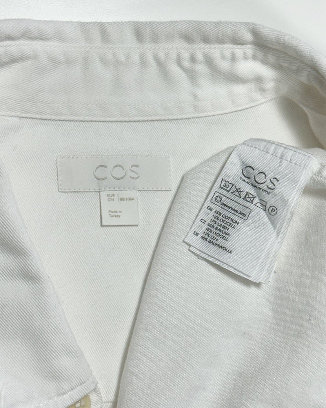 COS 코스 옥스포드 셔츠 화이트 상품이미지3
