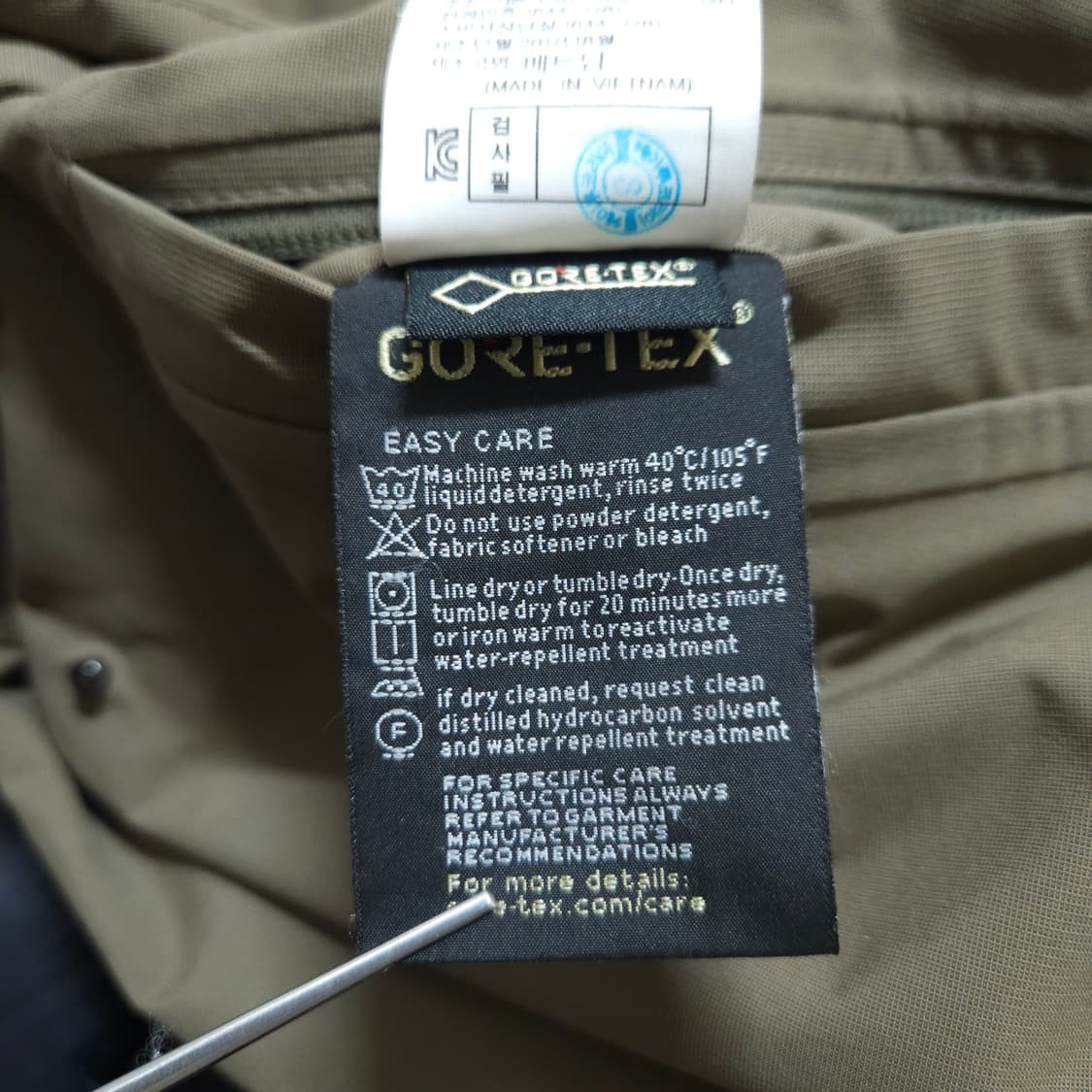 K2)95 여자 고어텍스 구스다운 거위털미들패딩 / 왕눈이샵 상품이미지10