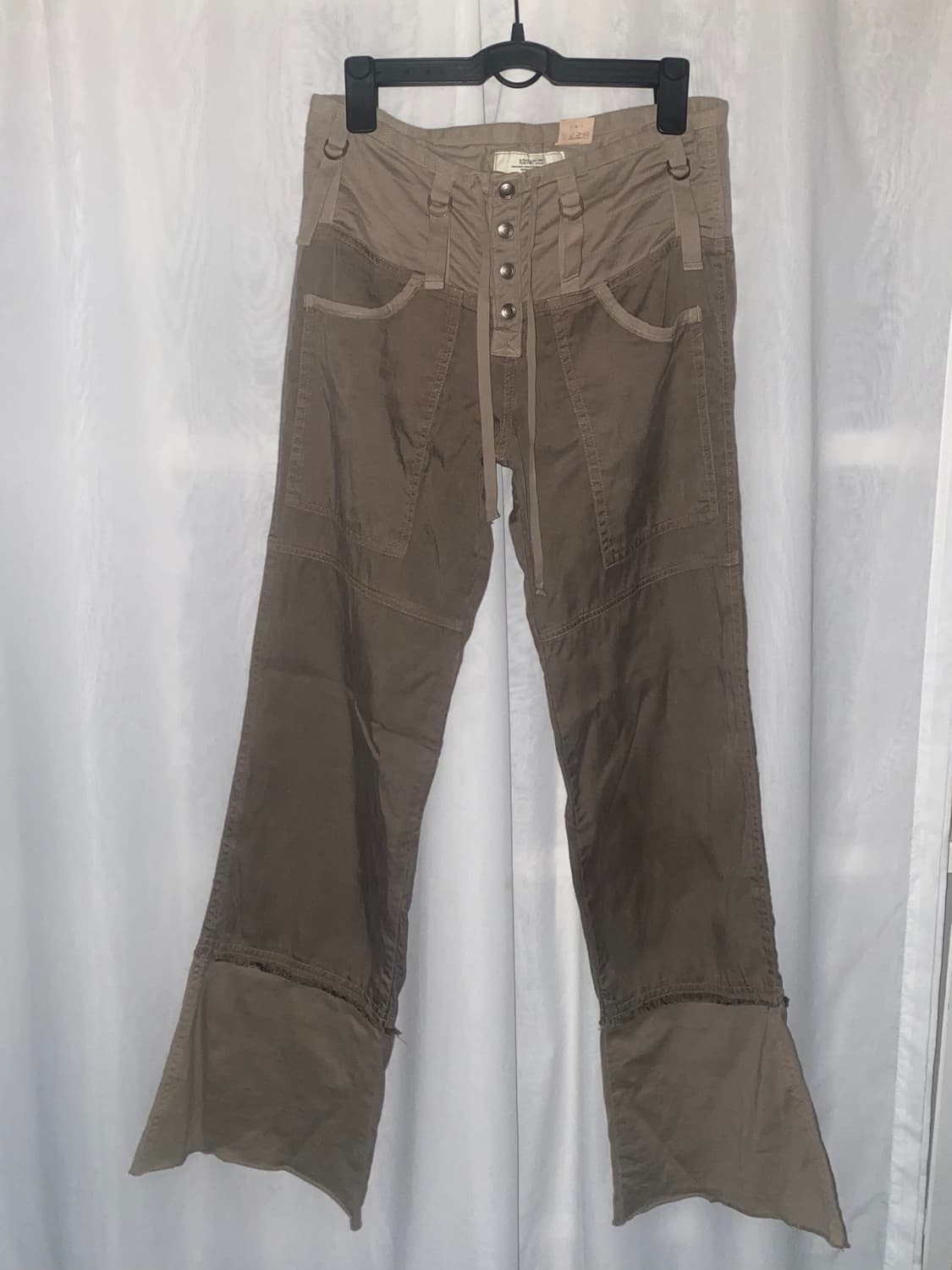 고아깔 Strap bootcut pants y2k 스트랩 부츠컷 팬츠 상품이미지2