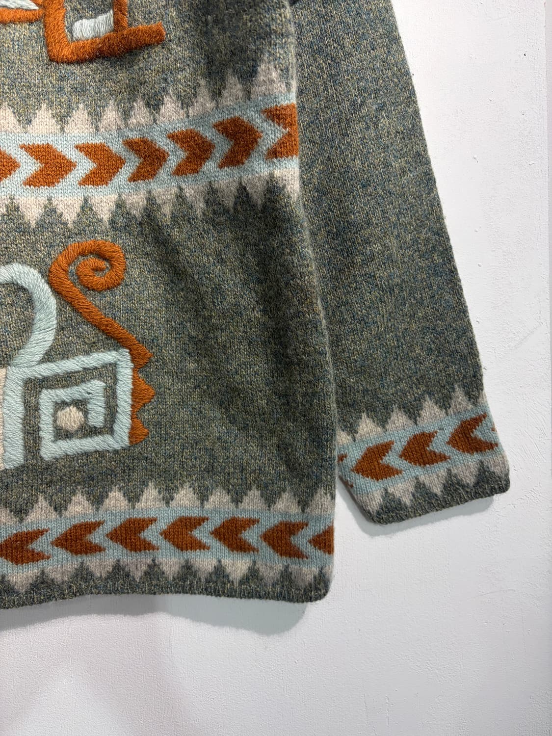 wool 100% vintage 니트  울 100% 상품이미지7