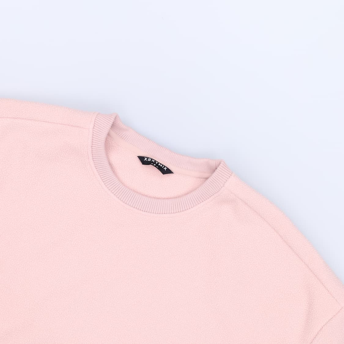 [F] 젝시믹스 플리스 후리스 라운드 맨투맨 핑크 3775 상품이미지3