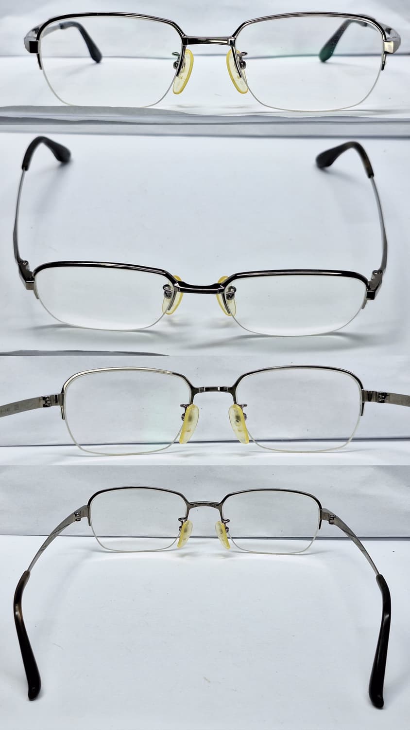 Vainqueur VA-1004 티타늄 이온도금 비즈니스 반무테 안경테 상품이미지3