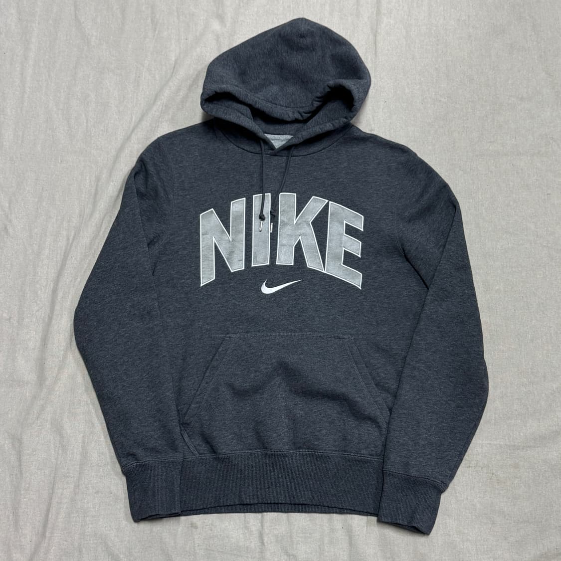 나이키 해외판 실버 빅로고 차콜후드 S 상품이미지1