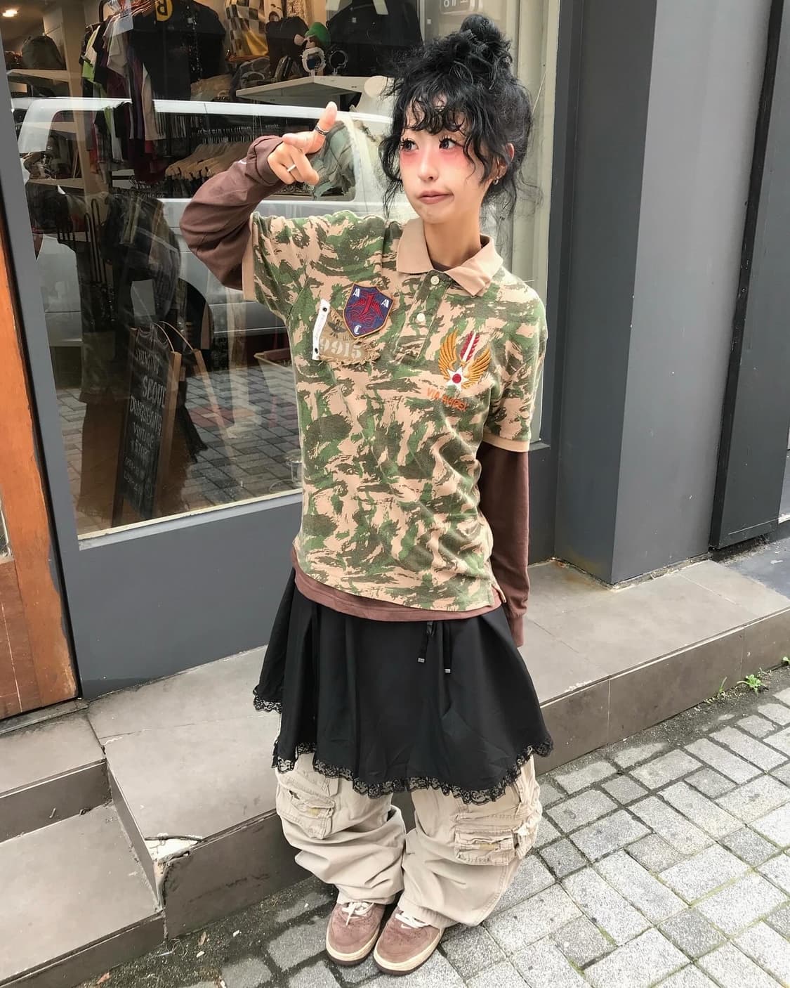 Avirex Embroidery Camouflage PK  상품이미지1