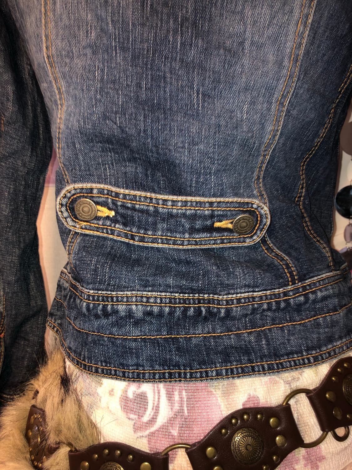 denim detail side jacket  상품이미지5