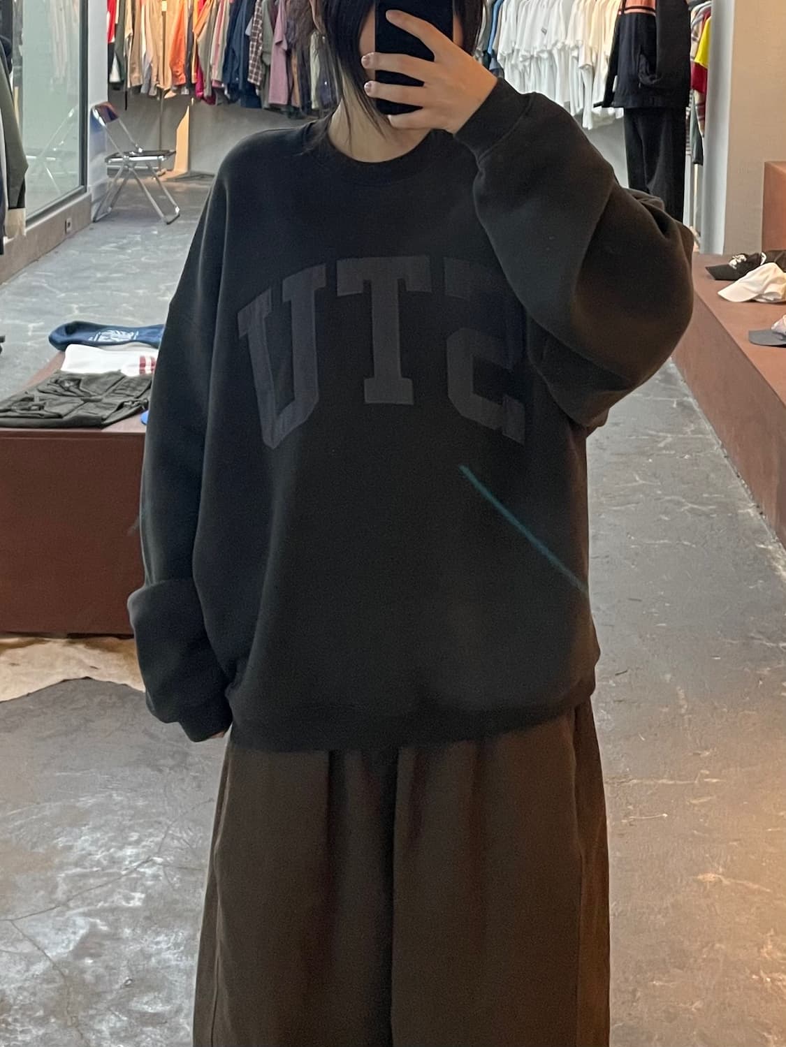 스투시 스튜 아플리케 크루넥 맨투맨 H2491 상품이미지1