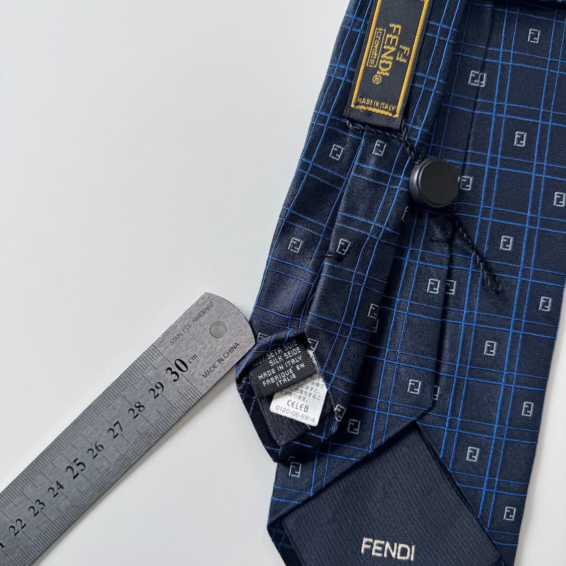 펜디 (FENDI) FF 모노그램 정품 명품 넥타이 상품이미지6