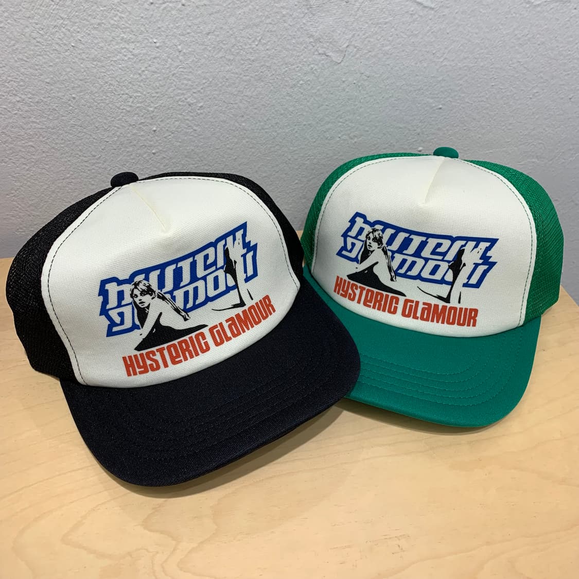 [F] 히스테릭 글래머 박스 매쉬 캡 그린 상품이미지3